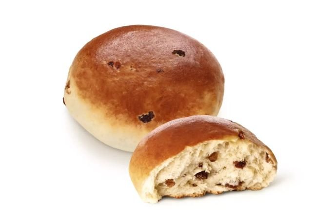 Rozijnenbol met melk B721
