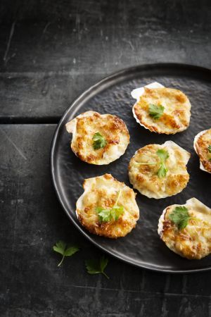 Mini coquilles met rivierkreeft