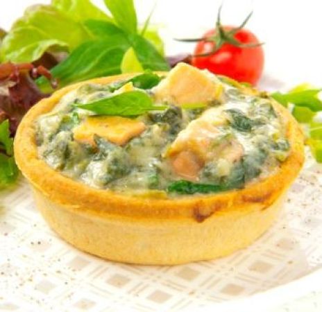 Zalm-spinazietaartje 110g